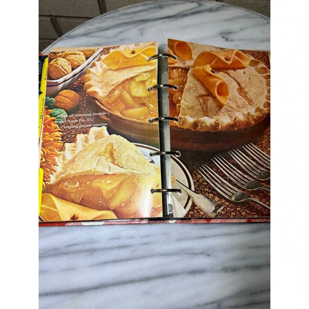 Better Homes and Gardens New‎ Cook Book Vintage Gingham Plaid 5-Ring Binder